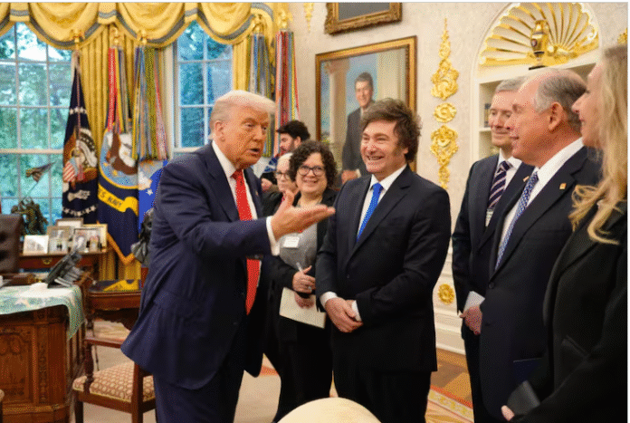 Trump y Milei Casa Blanca